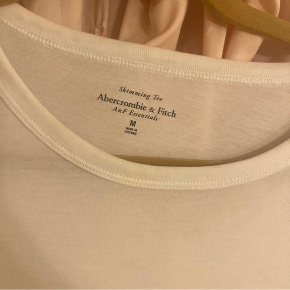 Abercrombie & fitch essential basic blue white tee size m - Picture 4 of 4